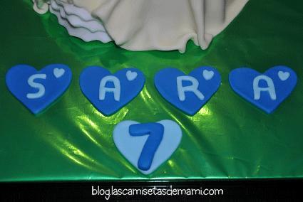 Tarta blancanieves fondant