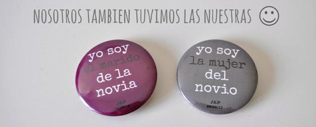 *our wedding* chapas para todos