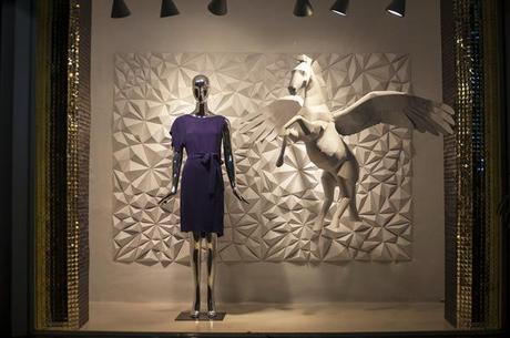 Paper Crafts in window display