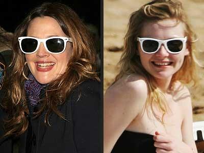 Tendencia: Gafas de Sol blancas.