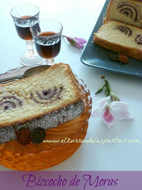 Bizcocho de Moras con Brazo de Gitano