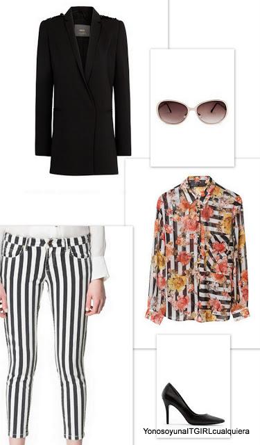 how to wear striped look