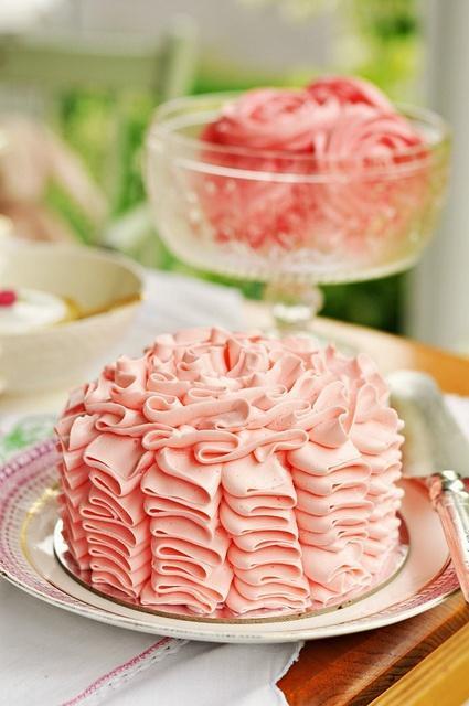 ♥ Técnica ruffle cake