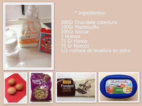 Recetita: Brownie con thermomix y sin