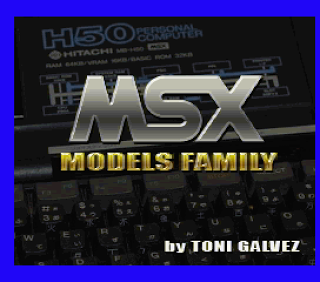 Disfruta en tu MSX con esta galería de imágenes de diferentes modelos del propio ordenador