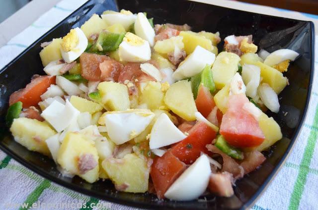 Ensalada de verano. Ensalada campera