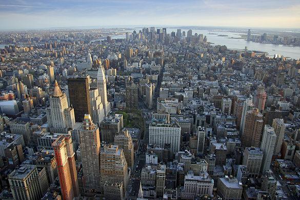 Panorámica de Manhattan vista desde el Empire State Building 