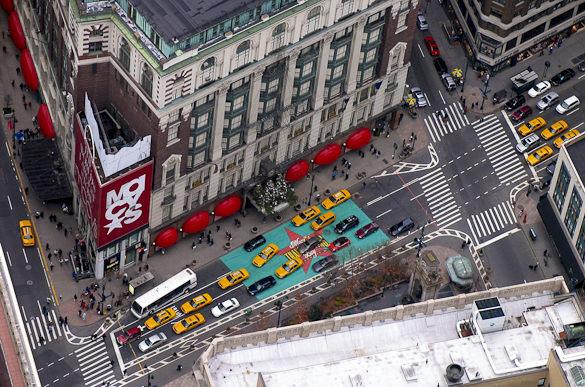 Fotografía del Macy’s de Midtown Manhattan y de Herald Square tomada desde el Empire State Building 