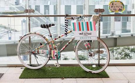 bici decorada con washi tape
