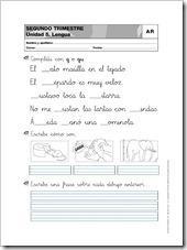 Lengua para primer grado