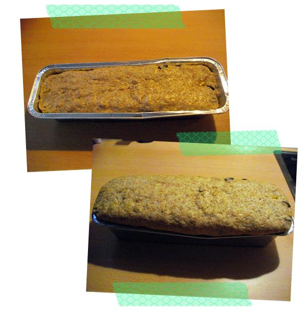 Pan de molde integral con frutos secos