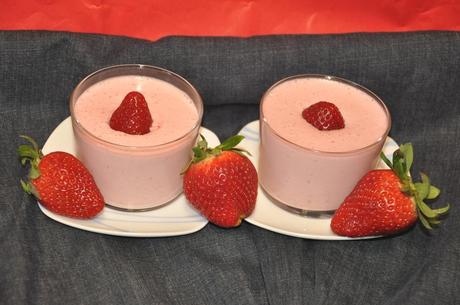 Mousse De Fresas Y Vainilla Sin Azúcar