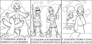 VÍA LUCIS EN IMÁGENES PARA NIÑOS