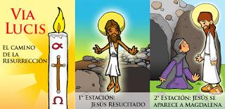 VÍA LUCIS EN IMÁGENES PARA NIÑOS