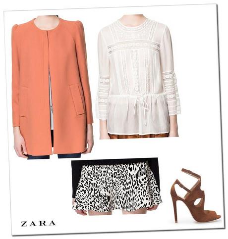 Olivia wears Zara