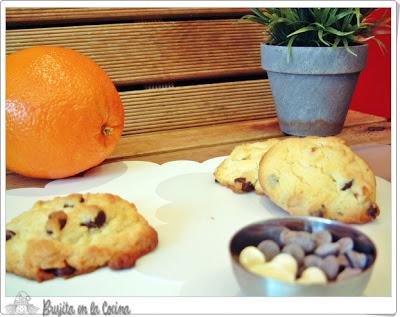 Cookies de naranja y chocolate