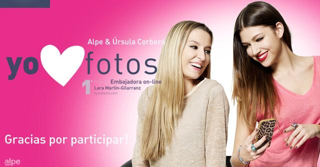 Embajadora de Alpe, con Ursula Corberó