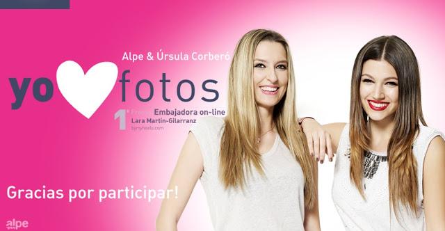 Embajadora de Alpe, con Ursula Corberó