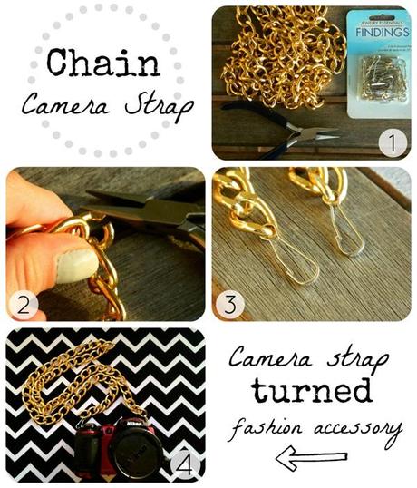 DIY: camera chain strap