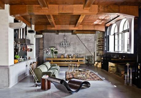 Eclectico loft en Budapest, las mezclas de estilo