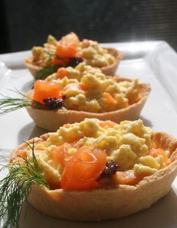 huevos revueltos con salmon