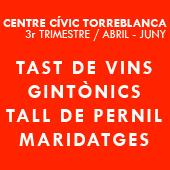 TALLERES DE CATA VINOSCOPIO:  CATA DE VINOS, gin tonic, CORTE DE JAMÓN Y MARIDAJES