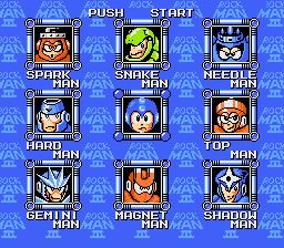 MegaMan3 stage select Mega Man   El crecimiento y la perfección