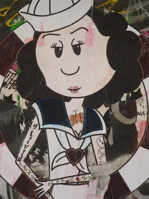 BARCELONA...LOS GRAFFITIS, DEDICADO A CHORDI...DEL FANTÁSTICO BLOG SOBRE ARTE URBANO, HOY LOS MININOS ...12-04-2013...