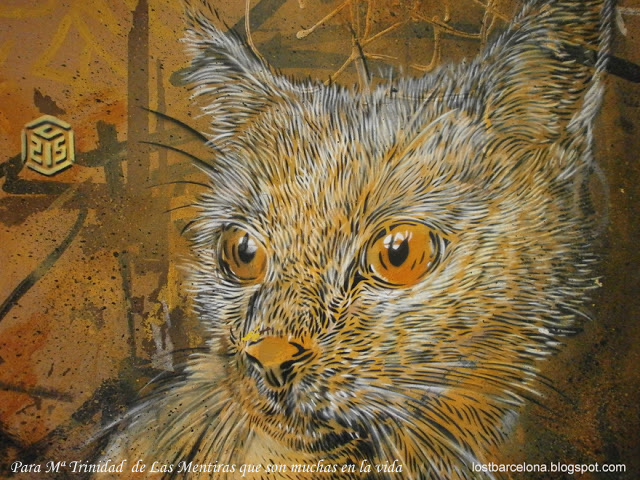 BARCELONA...LOS GRAFFITIS, DEDICADO A CHORDI...DEL FANTÁSTICO BLOG SOBRE ARTE URBANO, HOY LOS MININOS ...12-04-2013...