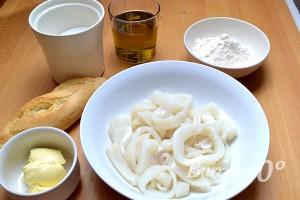 ingredientes calamares rebozados solo con harina