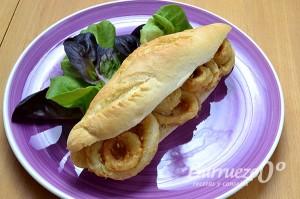 clásico bocadillo de calamares a la romana