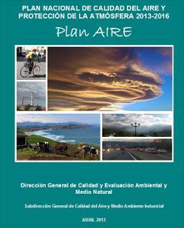 España: Plan Nacional de calidad del aire y protección de la atmósfera 2013-2016 (Plan AIRE)