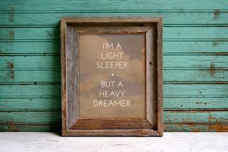 I'm a light sleeper...