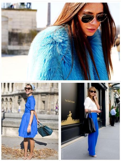 Street Style: Blue Is The Spring Color Street Style: Blue Is The Spring Color