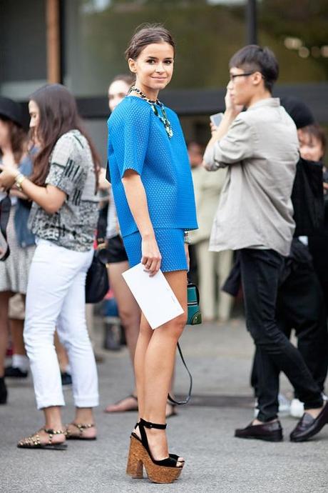 Street Style: Blue Is The Spring Color