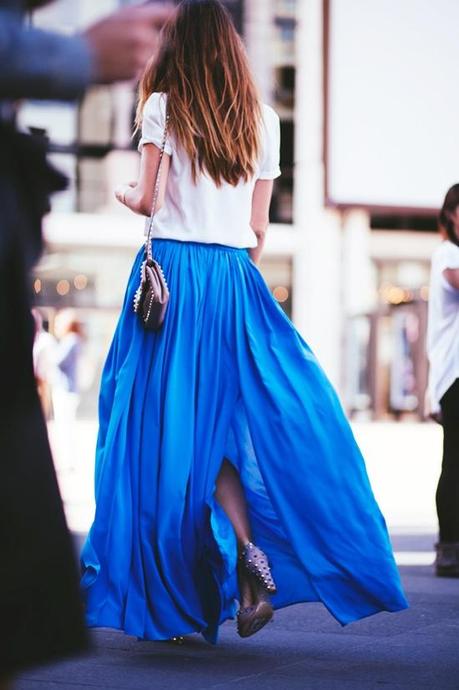 Street Style: Blue Is The Spring Color Street Style: Blue Is The Spring Color