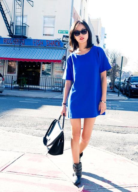 Street Style: Blue Is The Spring Color