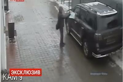 Captan en video intento de asesinato en Rusia