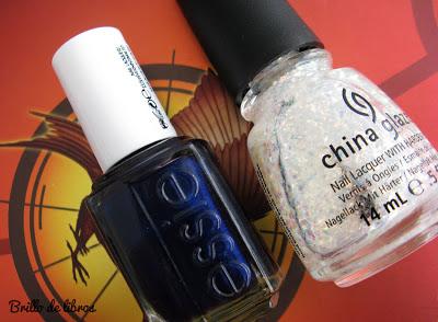 Essie Midnight Cami y China Glaze Luxe and Lush