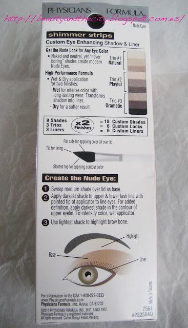 Physician's Formula Shimmer Strips, Custom Eye Enhancing Shadow & Liner, Nude Eyes -  Review and Swatches
