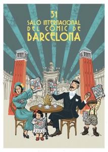 Cartel del XXXI Saló del Còmic de Barcelona