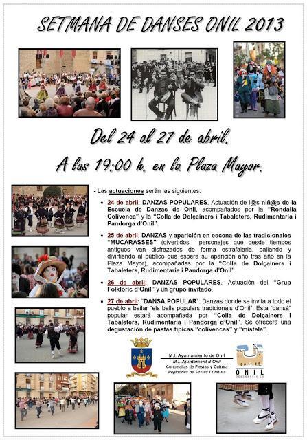 Ferias y Fiestas de abril 2013 en la Provincia de Alicante