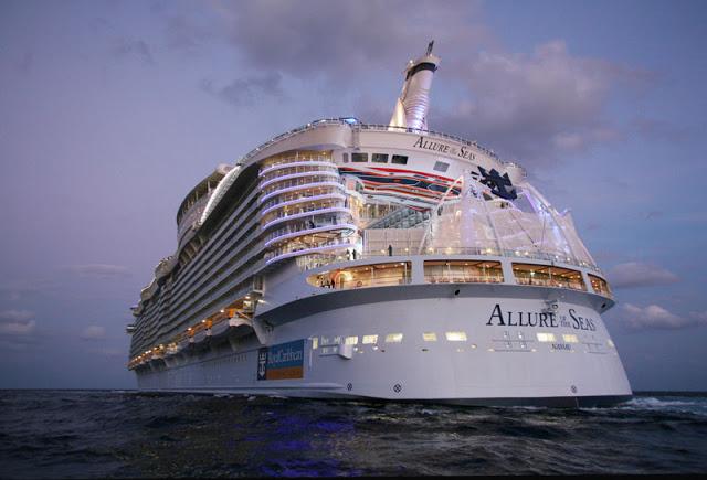 Dentro del Allure of the Seas. Lo que no se ve