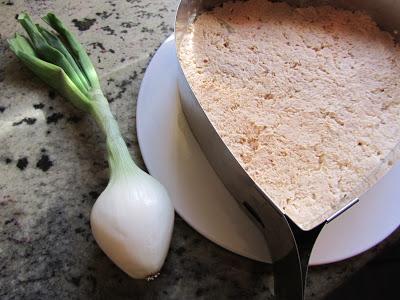 Tarta fría de langostinos