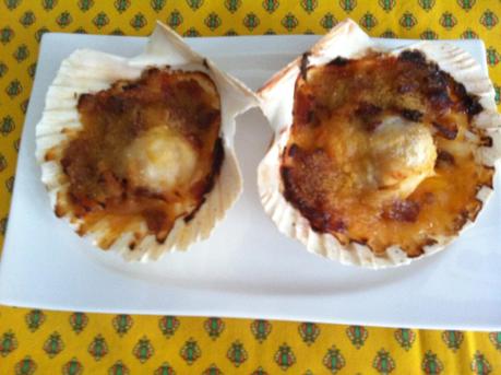 Vieiras Gratinadas