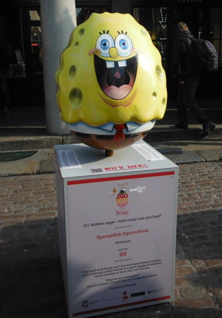 Huevo de Pascua de Bob Esponja