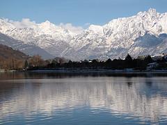 vista del Lago de Como, desde Colico