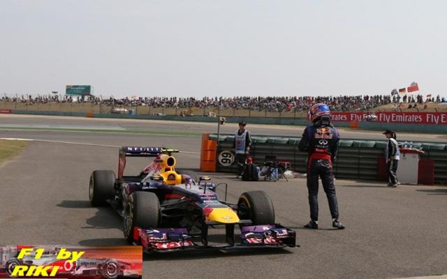 WEBBER SALDRA ULTIMO EN EL GP DE CHINA 2013