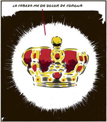 La monarquía se tambalea y amenaza con caer.