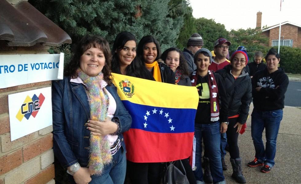 PRIMER VOTO VENEZOLANO EN EL MUNDO- Australia